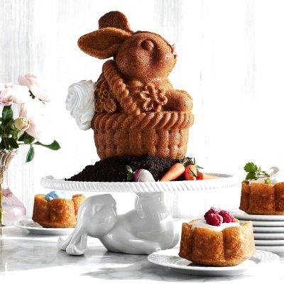 画像3: 【新商品】Bunny in a Basket pan / お花のバスケットとうさぎちゃん