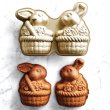 画像1: 【新商品】Bunny in a Basket pan / お花のバスケットとうさぎちゃん (1)
