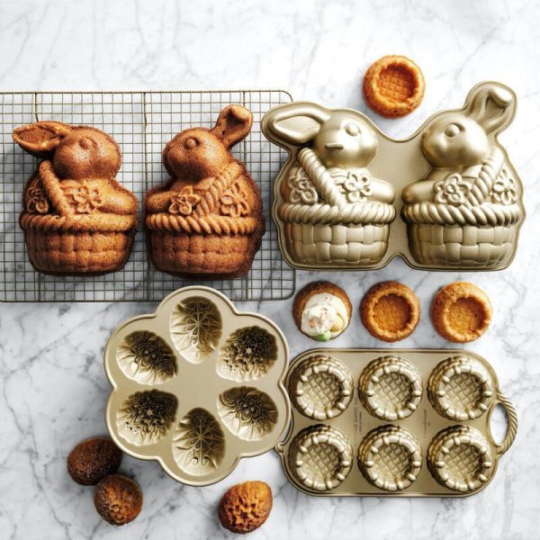 画像4: 【新商品】Bunny in a Basket pan / お花のバスケットとうさぎちゃん (4)