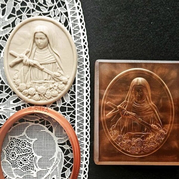 画像1: ☆送料無料☆ Saint Rita /カッシアの聖リタ cookie stamp & cutter (1)