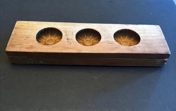 画像4: 菊＜三連＞ /菓子木型. (4)