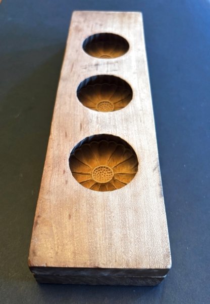 画像3: 菊＜三連＞ /菓子木型. (3)