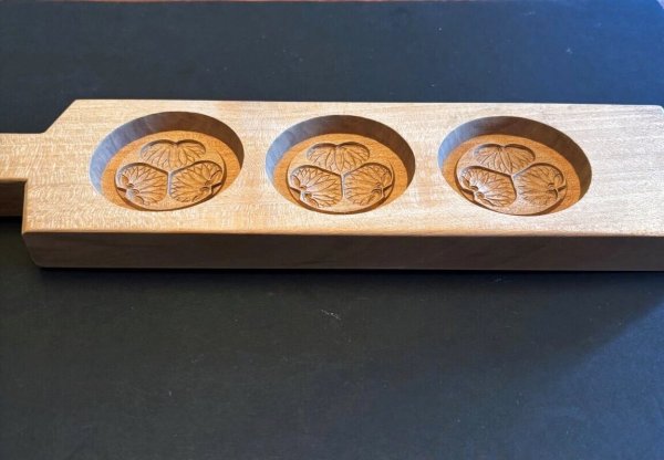 画像4: 三つ葉葵＜徳川家＞ /菓子木型. (4)
