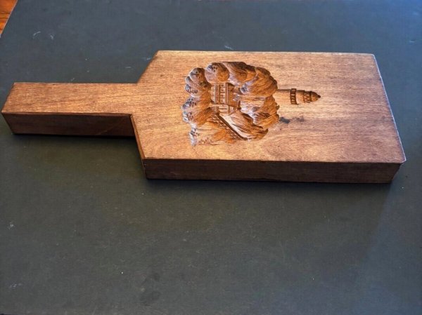 画像2: 灯台と村＜石廊崎の石室神社＞菓子木型. (2)