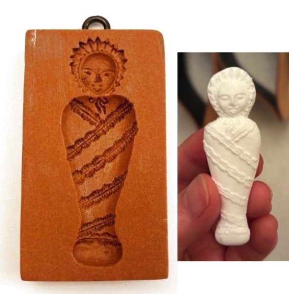 画像1: 1770年頃の赤ちゃん（Baby circa 1770） /cookie mold  by anis-oaradies  (1)
