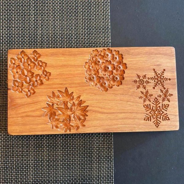 画像1: さくら*紫陽花*モミジ*雪の結晶 / 四季の紋【菓子木型】 (1)