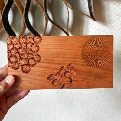 画像3: 松の紋【菓子木型】