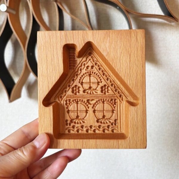 画像2: ジンジャーブレッドハウス/Gingerbread House *cookie mold (2)