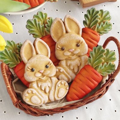 画像3: 人参*Carrot /wood gingerbread cookie mold