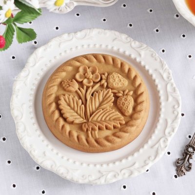 画像1: ストロベリー*Strawberry /wood gingerbread cookie mold