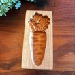 画像5: 人参*Carrot /wood gingerbread cookie mold (5)