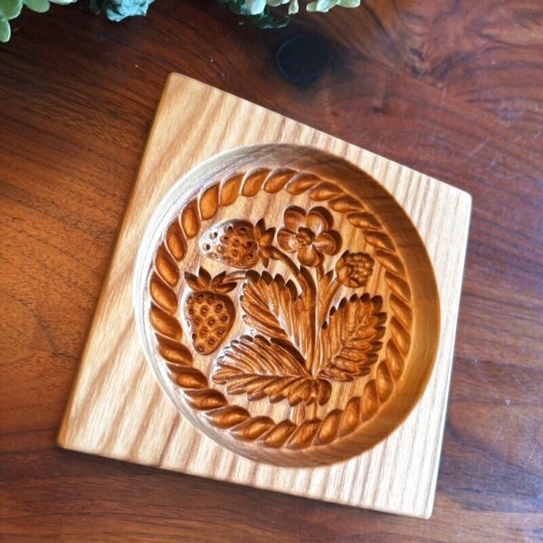 画像3: ストロベリー*Strawberry /wood gingerbread cookie mold (3)