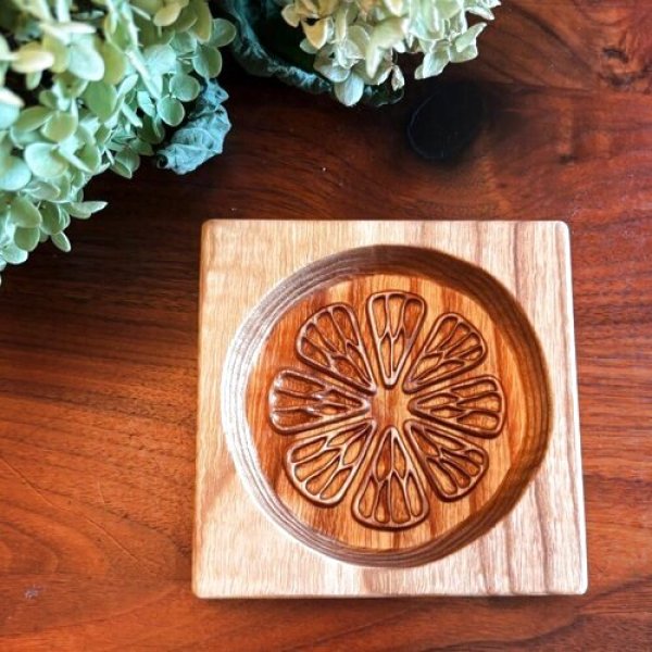 画像4: オレンジ*Orange /wood gingerbread cookie mold (4)