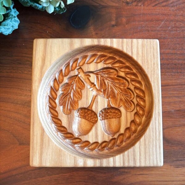 画像4: どんぐり*Acorn /wood gingerbread cookie mold (4)