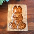 画像5: うさぎちゃん*Rabbit /wood gingerbread cookie mold (5)