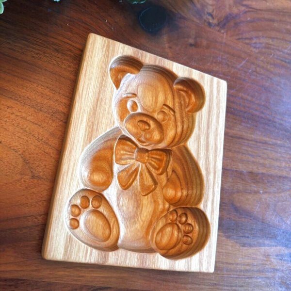 画像5: くまちゃん*Bear/wood gingerbread cookie mold (5)