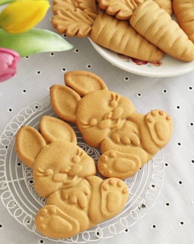 画像1: うさぎちゃん*Rabbit /wood gingerbread cookie mold