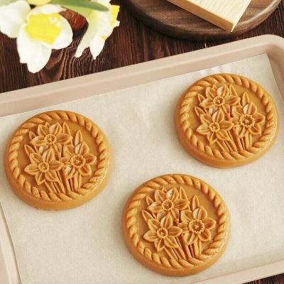 画像2: 水仙*narcissus /wood gingerbread cookie mold