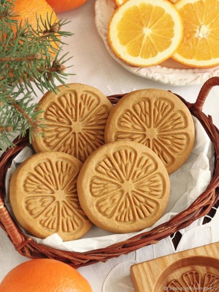 画像3: オレンジ*Orange /wood gingerbread cookie mold (3)
