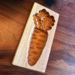 画像6: 人参*Carrot /wood gingerbread cookie mold (6)