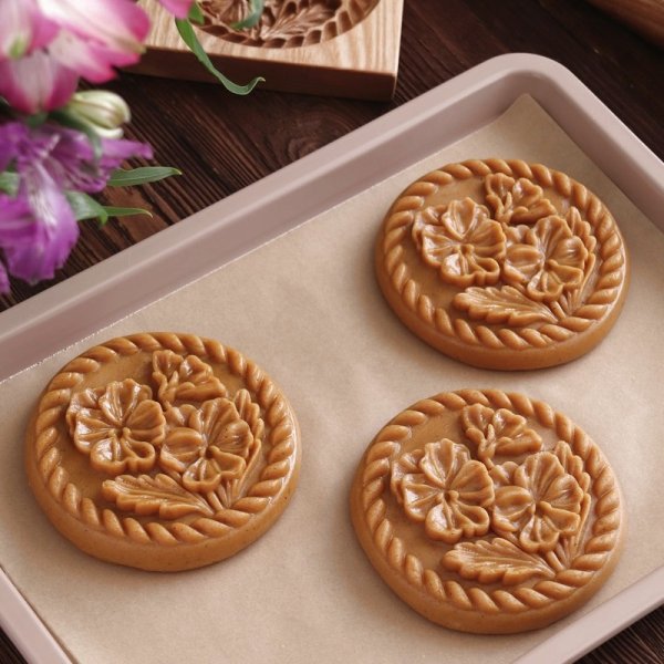 画像2: ビオラ*viola /wood gingerbread cookie mold (2)
