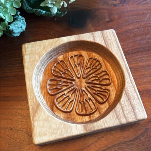 画像5: オレンジ*Orange /wood gingerbread cookie mold (5)