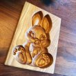 画像6: うさぎちゃん*Rabbit /wood gingerbread cookie mold (6)