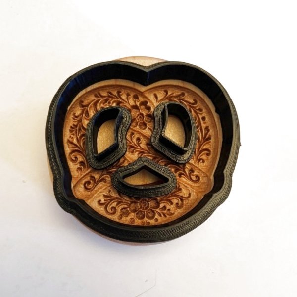 画像3: Floral Pretzel/プレッツェル＋カッター付き*wood cookie mold【送料無料】 (3)