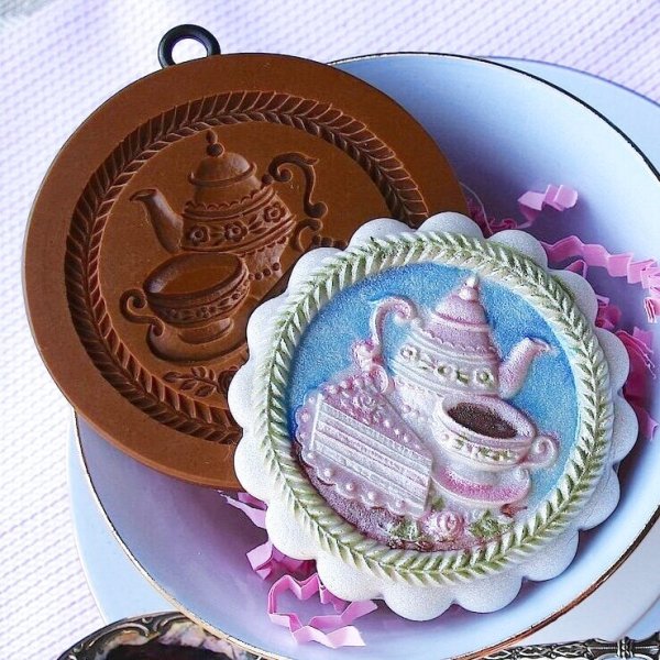 画像1: Tea Time*ティータイム/cookie mould by anis-oaradies (1)