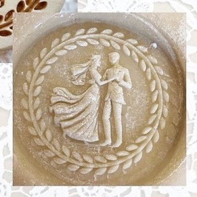 画像3: 【送料無料】Wedding Dance /ウエディング ダンス*wood cookie mold 