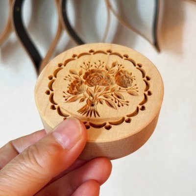 画像2: Wedding Bouquet /ウエディングブーケ*wood cookie mold
