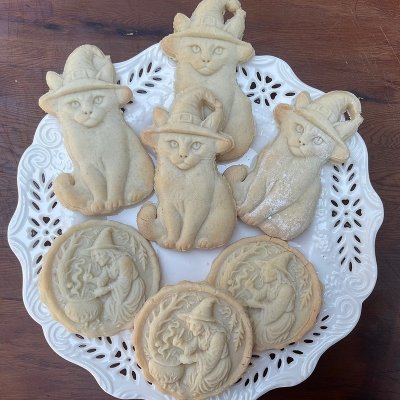 画像3: Halloween Kitty/ハロウィンキャット＋カッター付き*wood cookie mold【送料無料】