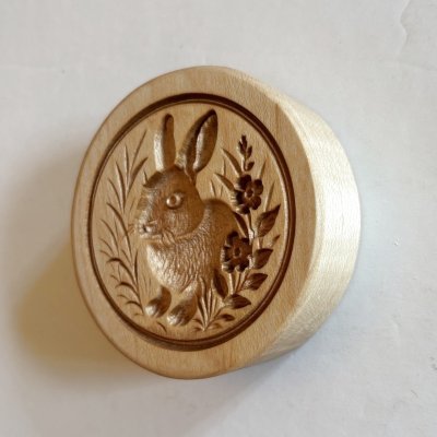 画像2: 草原のウサギ /Bunny in Meadow*wood cookie mold