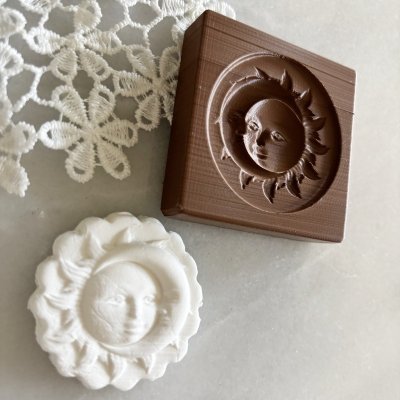 画像2: 太陽と月*Sun&moon/ springerle cookie stamp