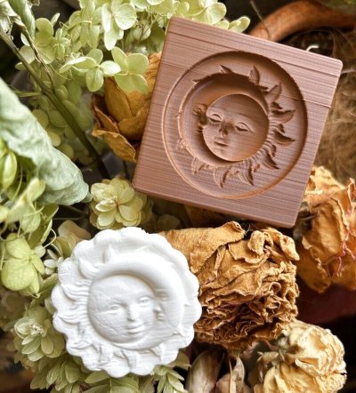画像3: 太陽と月*Sun&moon/ springerle cookie stamp