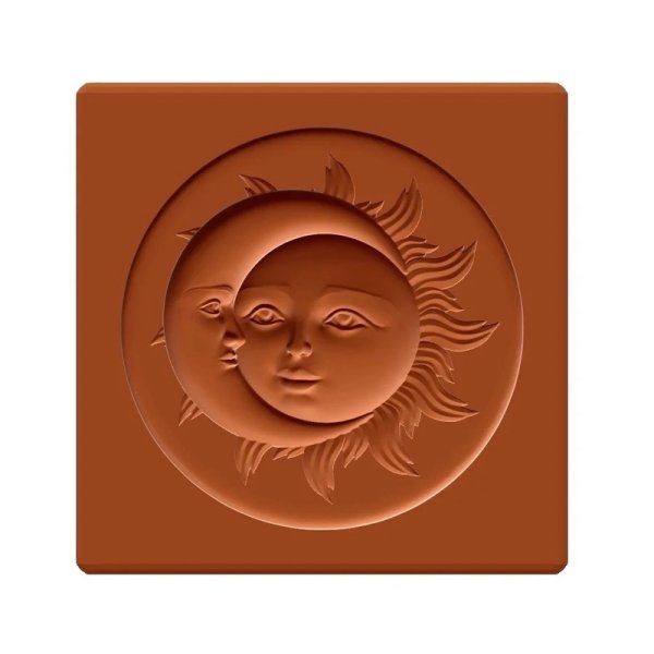 画像2: 太陽と月*Sun&moon/ springerle cookie stamp (2)