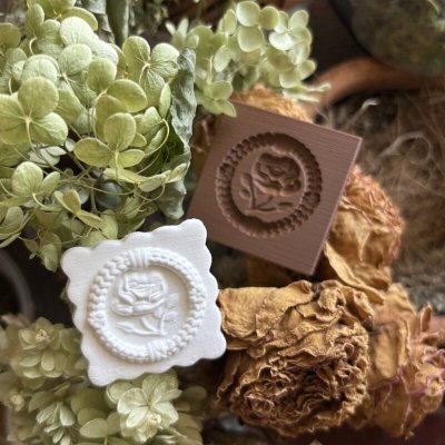 画像3: 小さな薔薇/ springerle cookie stamp