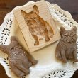画像1: フレンチブルドッグ/French Bulldog＋カッター付き*wood cookie mold【送料無料】 (1)
