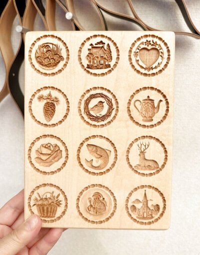 画像3: 12種類のモチーフ*wood cookie mold【送料無料】