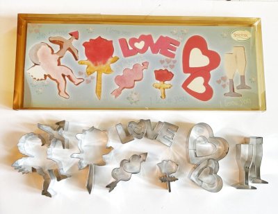 画像1: 【50％OFF/ＳＡＬＥ】Love Cookie Cutter Set