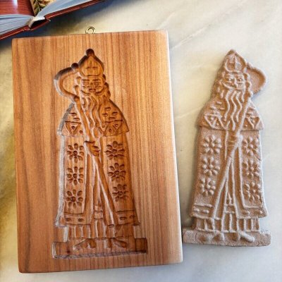 画像2: Saint Nicholas*スペキュロス型/cookie mold/菓子木型作家 komorebi.