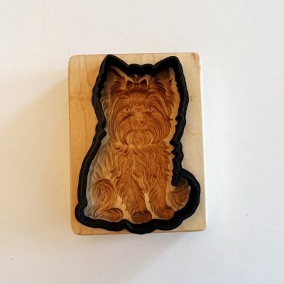 画像3: ヨークシャテリア/Yorkshire Terrier＋カッター付き*wood cookie mold【送料無料】