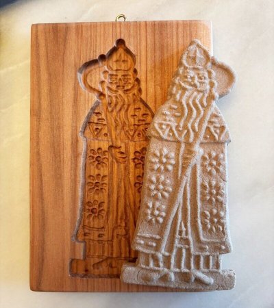 画像1: Saint Nicholas*スペキュロス型/cookie mold/菓子木型作家 komorebi.