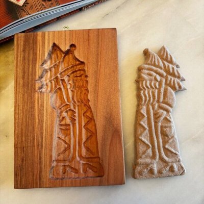 画像2: サンタクロースとツリー*スペキュロス型/cookie mold/菓子木型作家 komorebi.