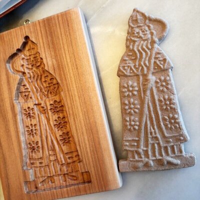 画像3: Saint Nicholas*スペキュロス型/cookie mold/菓子木型作家 komorebi.