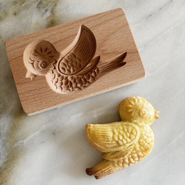 画像1: 鳥/bird*wood gingerbread cookie mold (1)