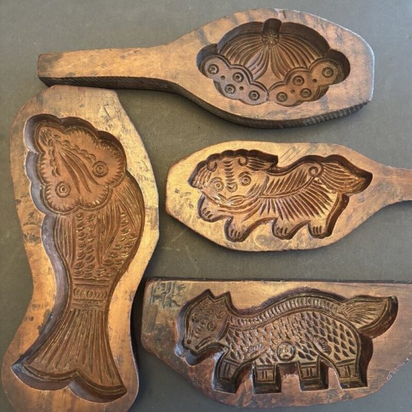 画像4: 文様(2) /李朝菓子木型 (4)