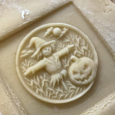 画像3: 案山子とカボチャ/Scarecrow&Pumpkin*wood cookie mold【送料無料】