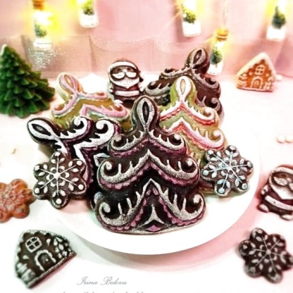 画像2: クリスマスツリー＜カーリー＞*wood gingerbread cookie mold (2)