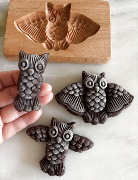 画像4: ふくろう/owl*wood gingerbread cookie mold (4)